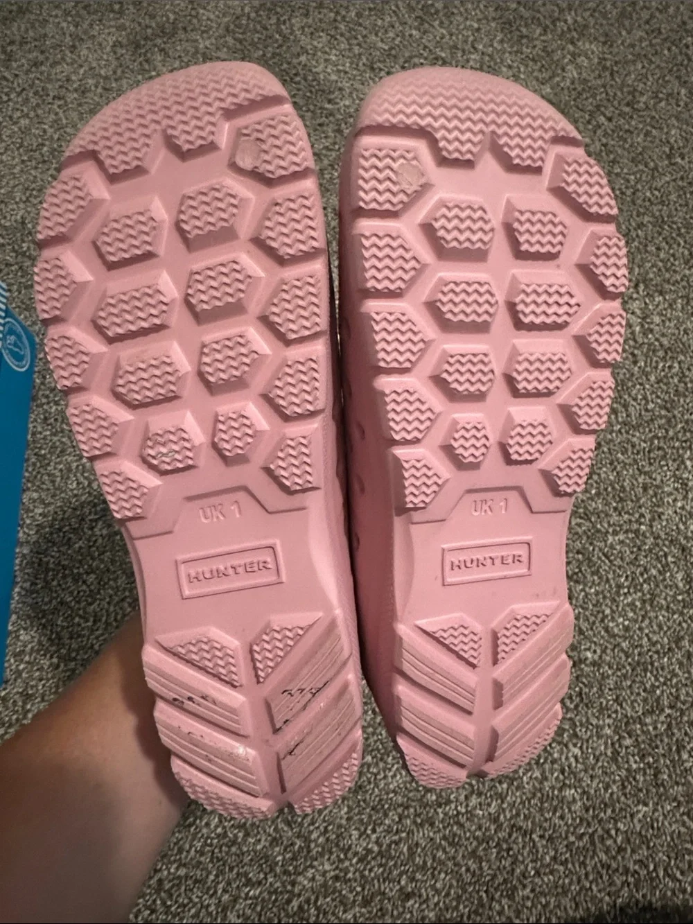 Hunter Pink Kids Slip-On Perforated Water Shoes